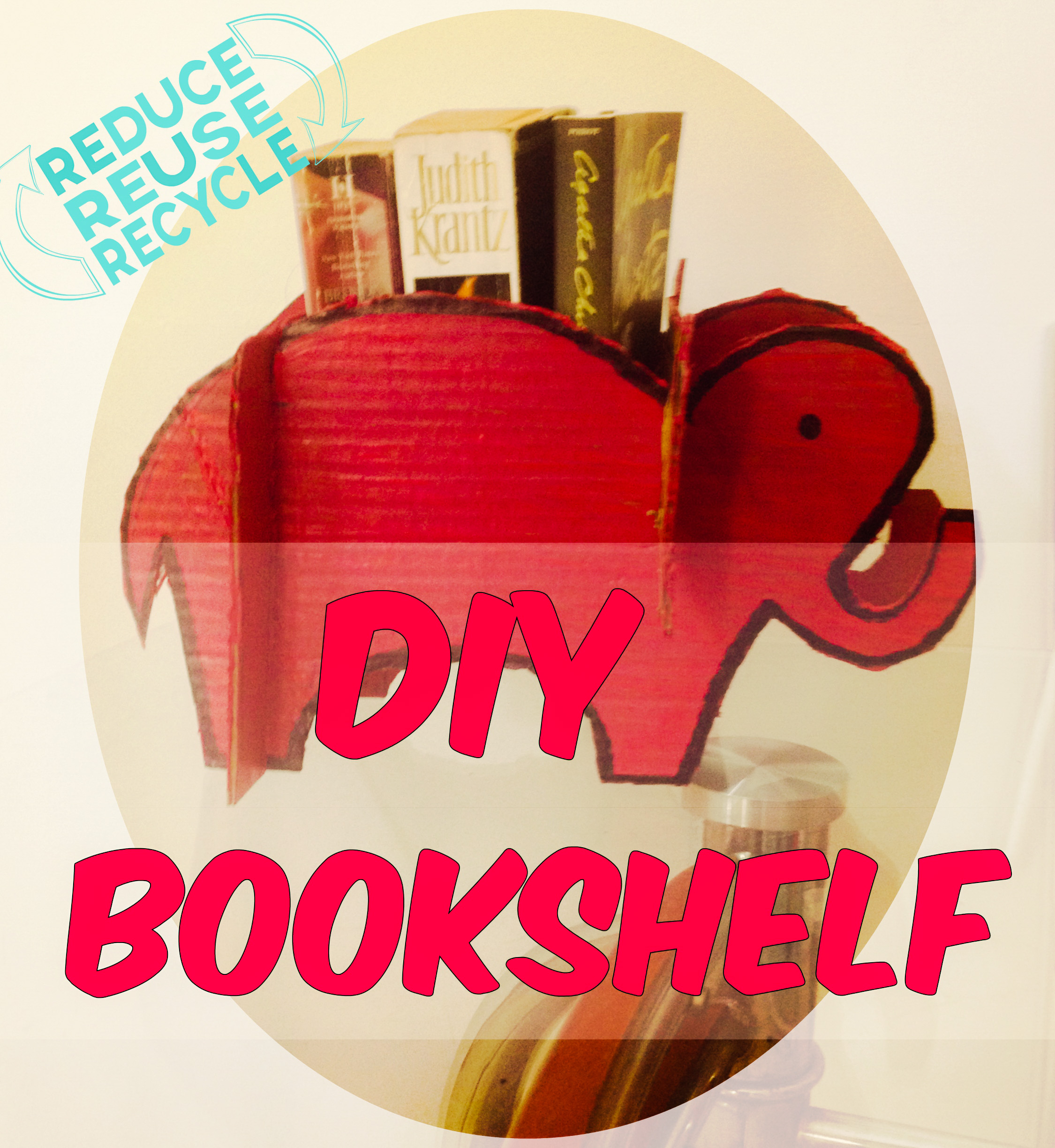 Cute Bookshelf Out of Cardboard 3 Steps (with Pictures) Instructables