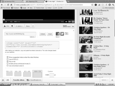 Embedding Videos