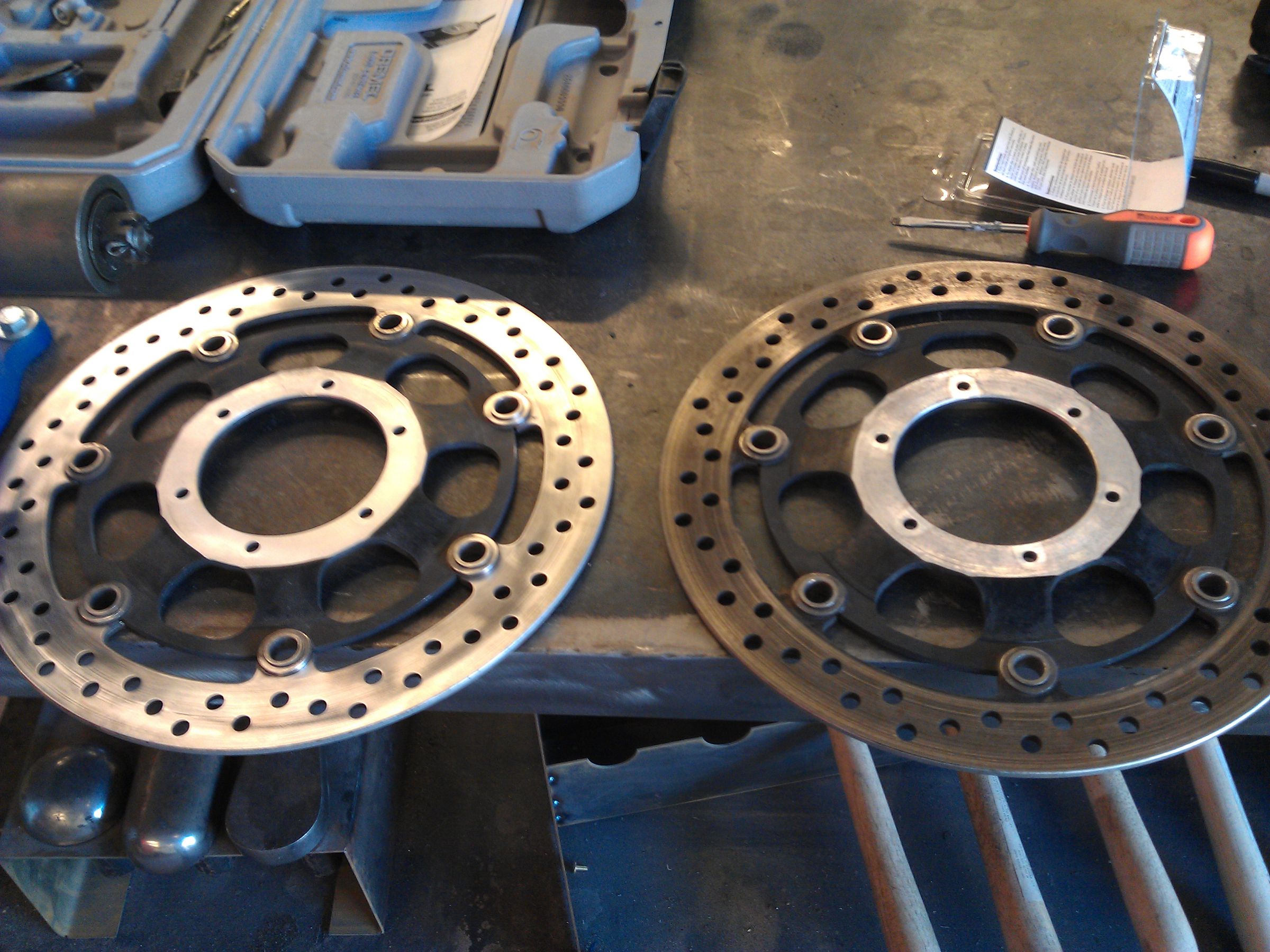 Prepping Used Rotors for New Pads