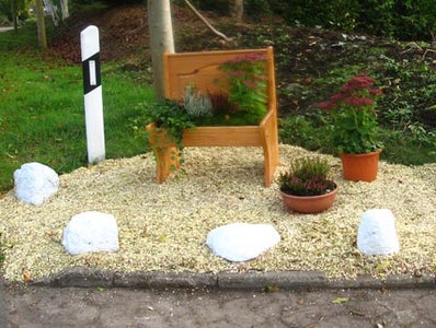 Today the Road Pole Cleaned and Some Wood Chips Added