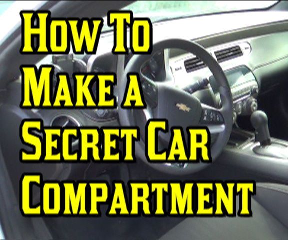 Make a Secret Car Compartment!