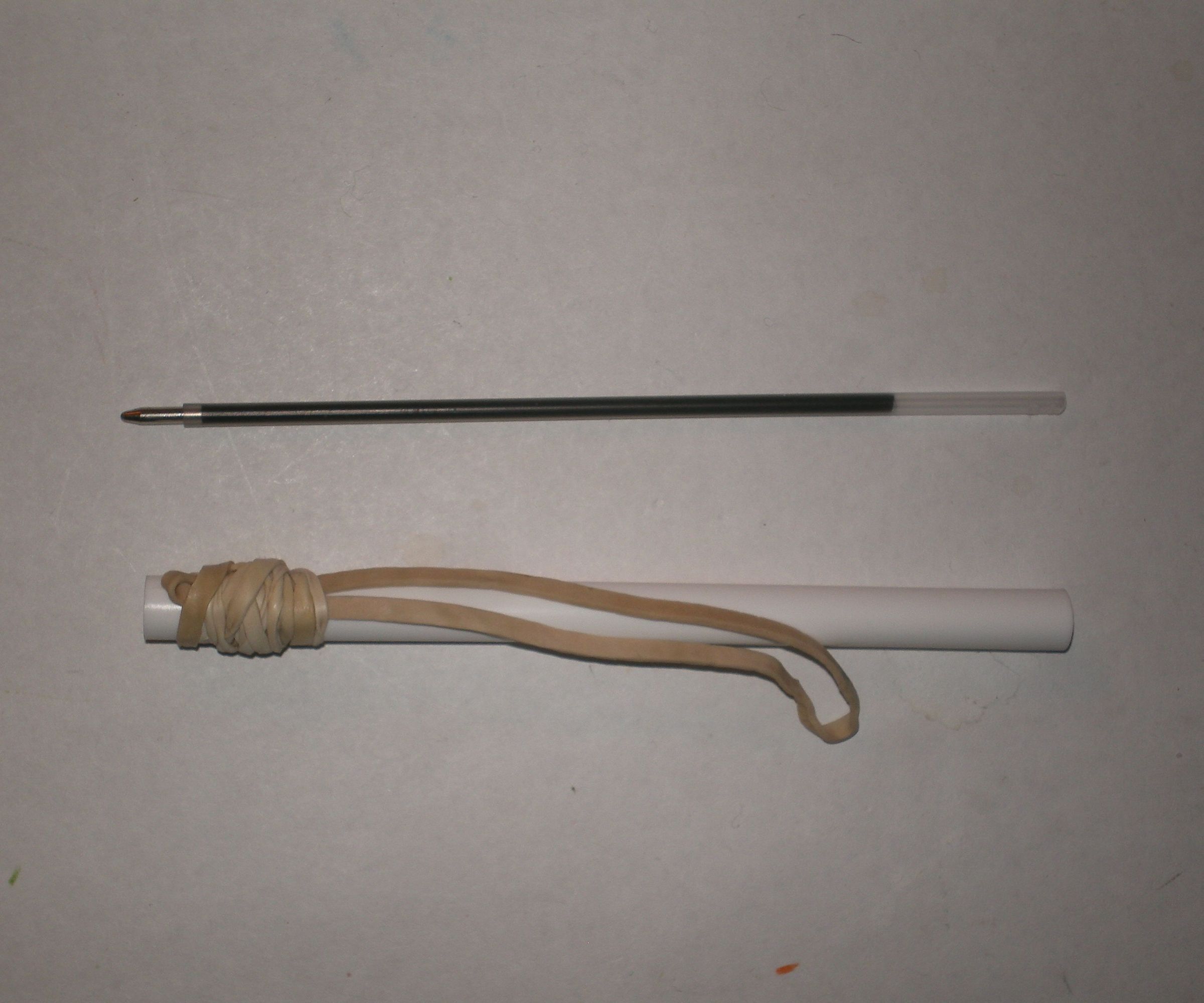 Super Simple Rubber Band Pen Gun