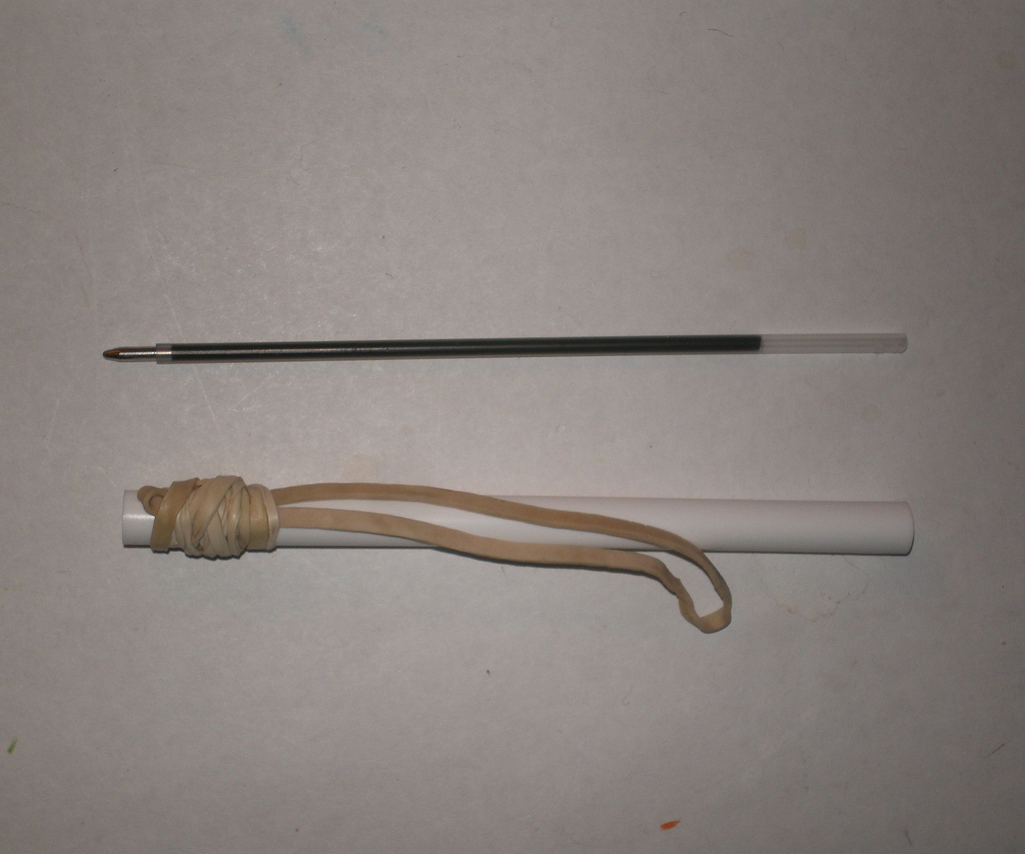 Super Simple Rubber Band Pen Gun 4 Steps Instructables