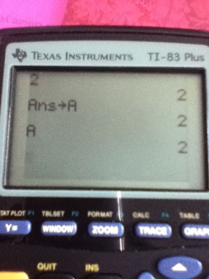 How to Store Numbers on a TI Calculator