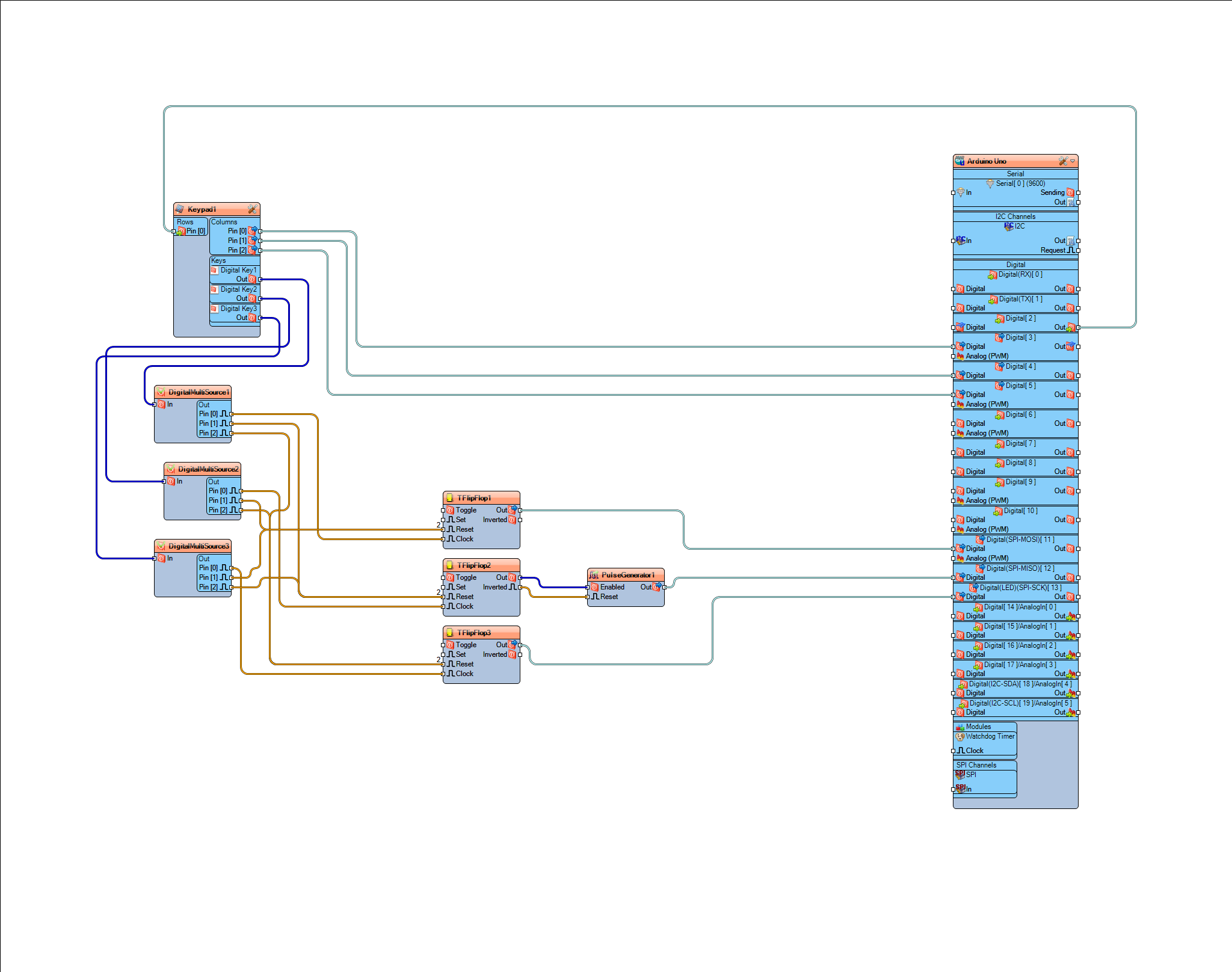 In Visuino Connect Components photo 2