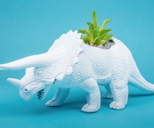 DIY Dinosaur Planters