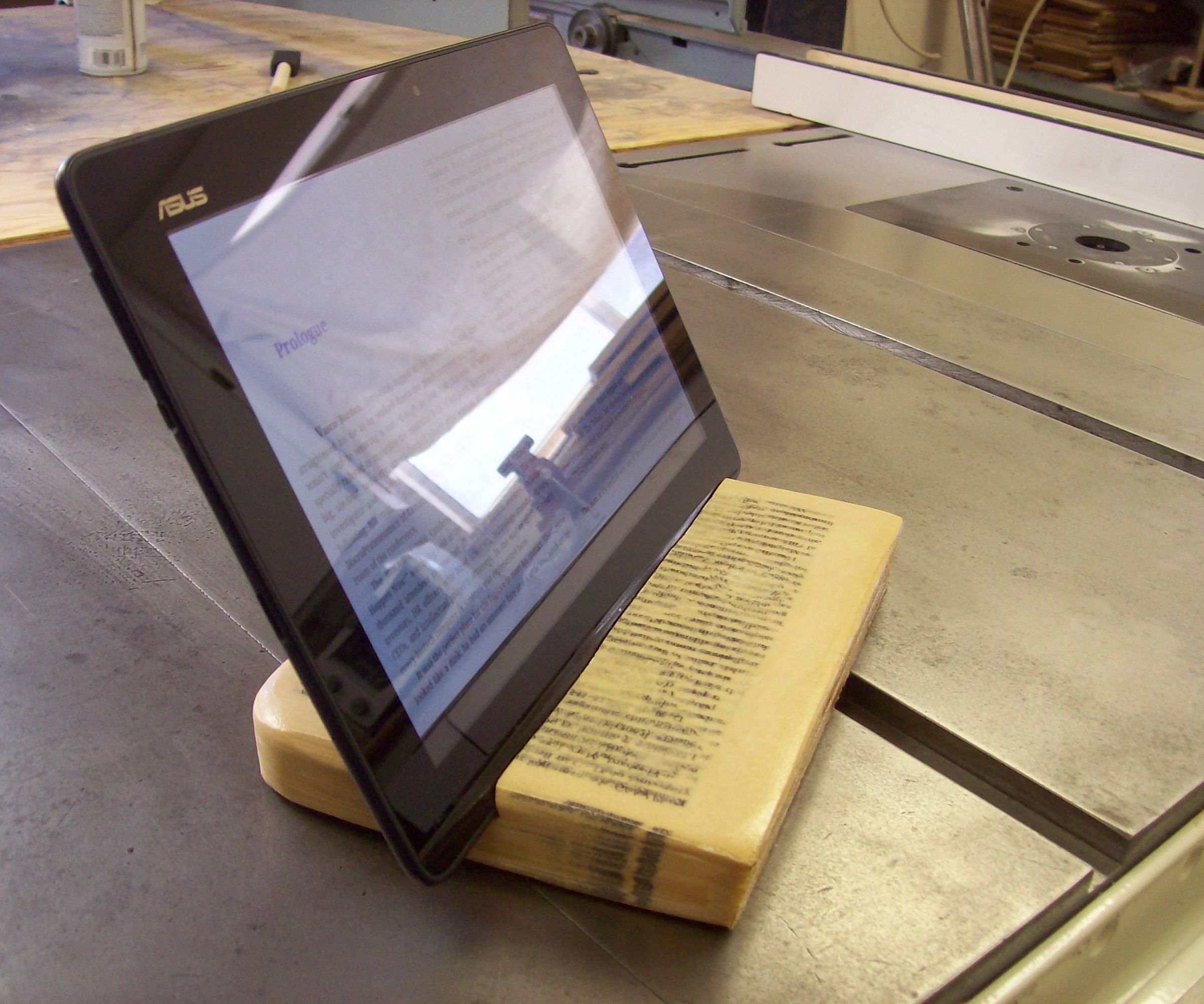 Book to Tablet Stand