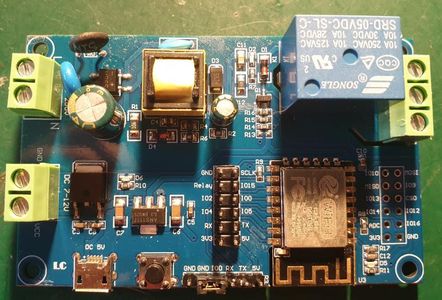 ESP-12f Relay Board - 240V