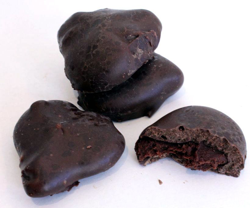 Raspberry Heart Chocolate Truffles