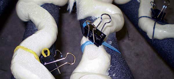 Reinforced Gluing of Leg Foam