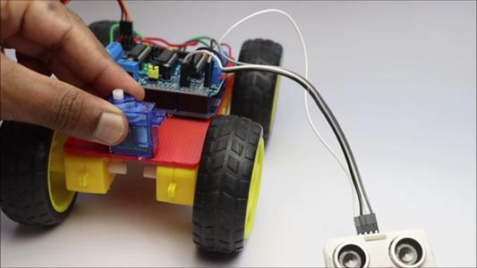 How to Make Obstacle Avoiding Car Using Arduino : 6 Steps (with ...