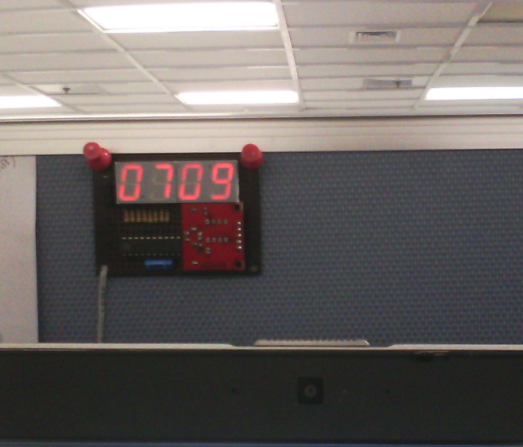 Barebone Digital Clock