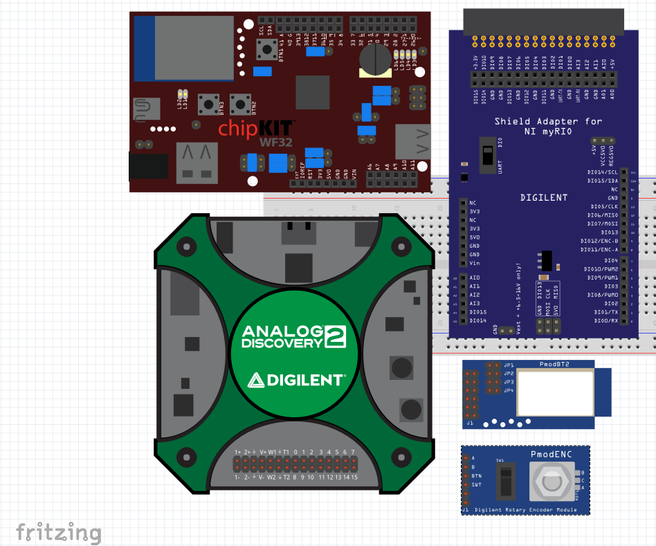 How to Create Graphical Images With the Analog Discovery 2 (Fritzing)