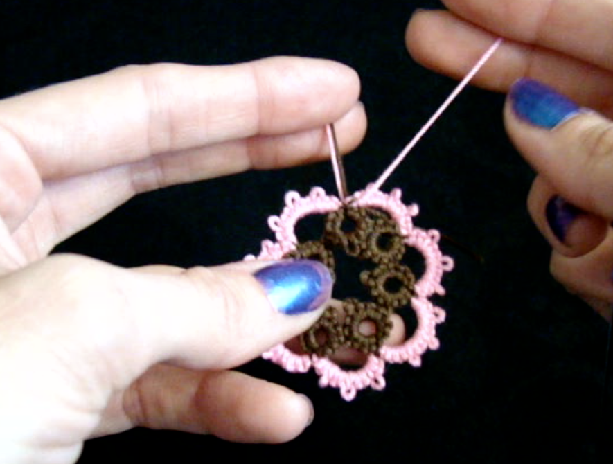 Two Color Needle Tatting