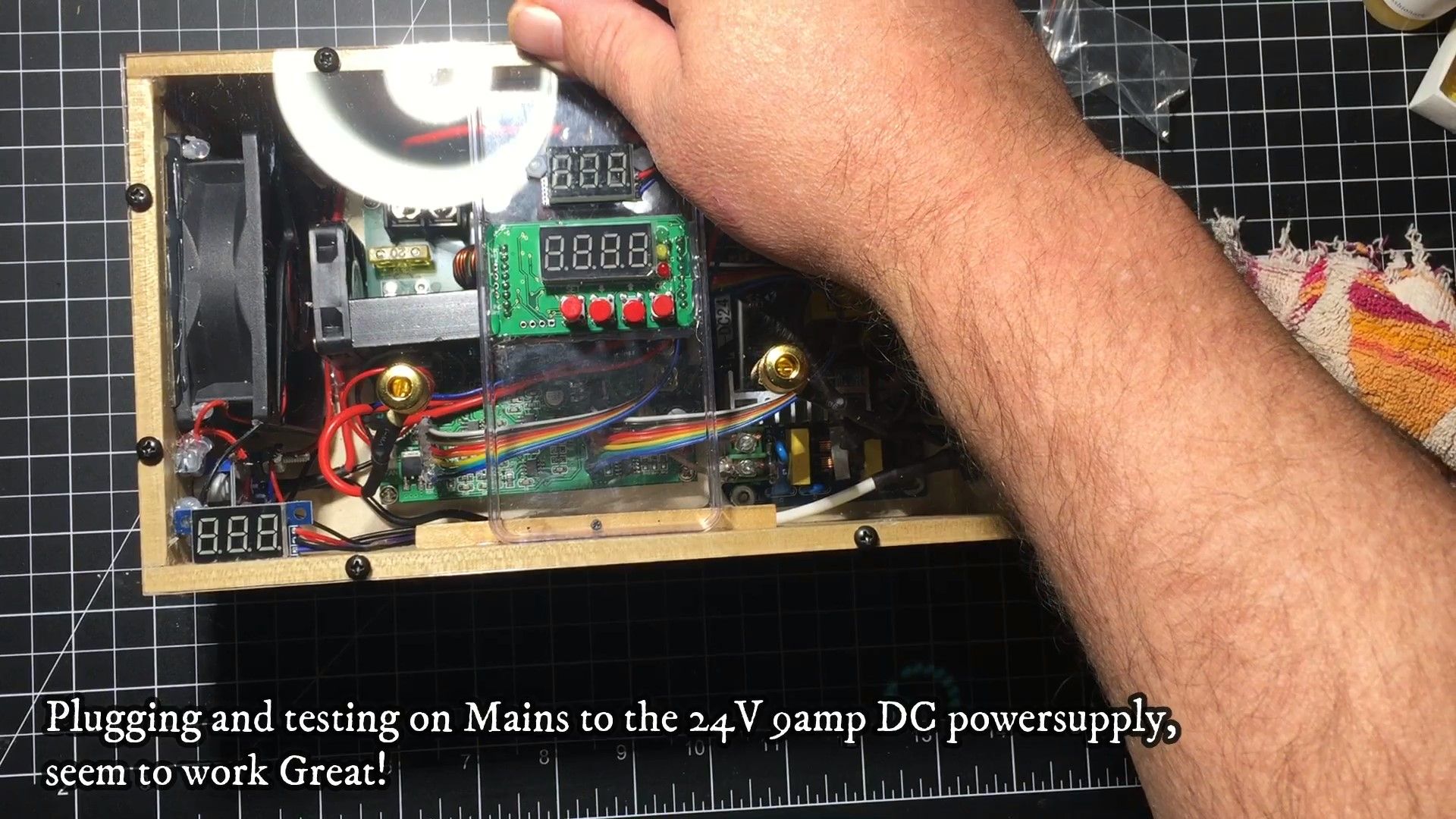 DIY High Voltage 8V-120V 0-15A CC/CV Small Portable Adjustable Bench ...