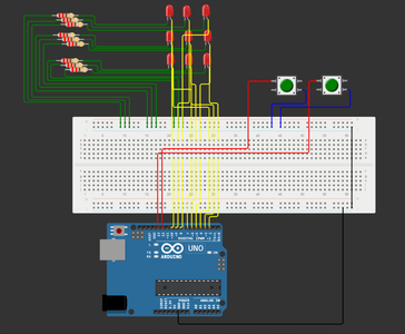 Taut Arduino TicTacToe Using Arduino Uno and Some LEDs : 3 Steps - Instructables