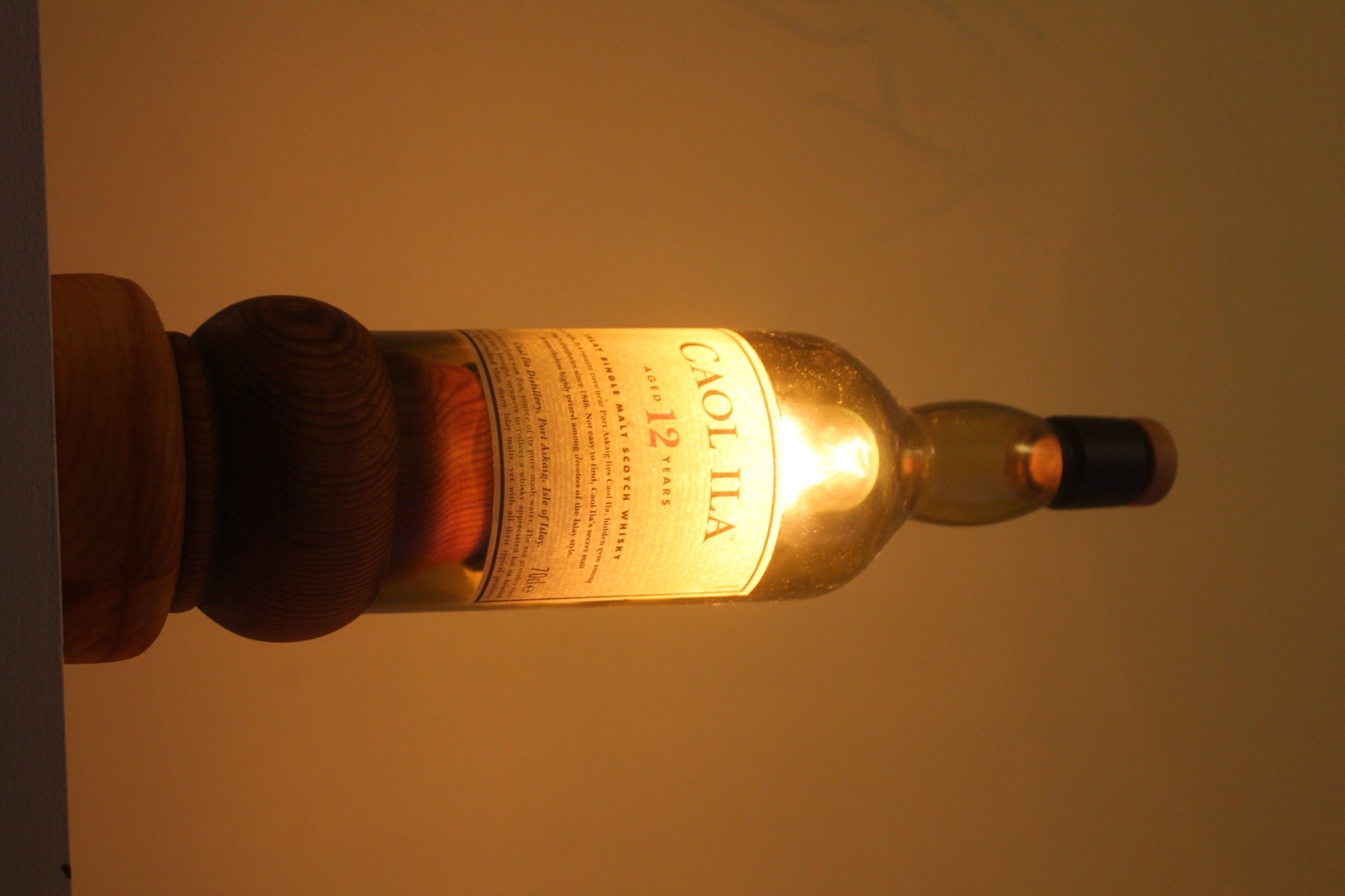 Make a Lamp From a Whiskey Bottle : 7 Steps (with Pictures) - Instructables