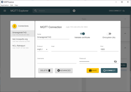 Allow Data Via Firewall Port: 1883 and Service: Mqtt