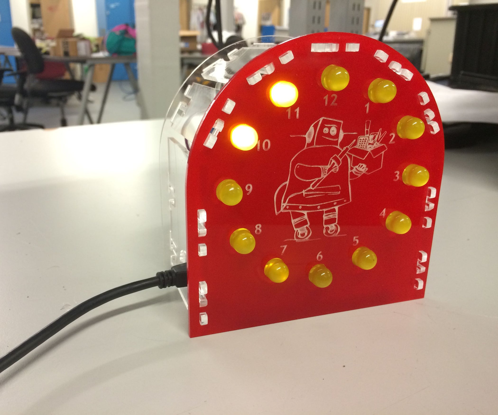 Arduino-powered LED Clock : 11 Steps (with Pictures) - Instructables