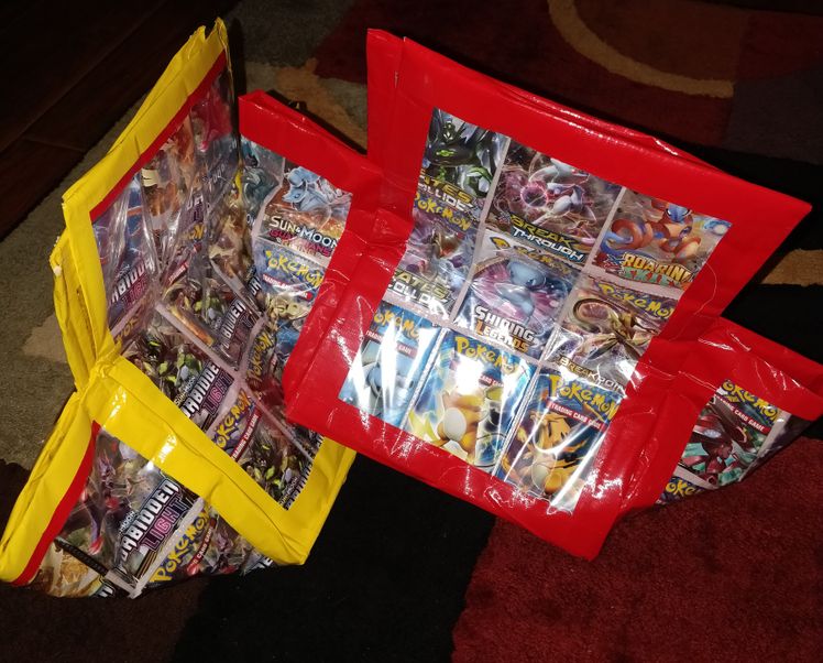 Pokemon Card Wrapper Sleeve Lunch Bag : 14 Steps - Instructables Pokemon Card Wrapper Sleeve Lunch Bag : 14 Steps - Instructables