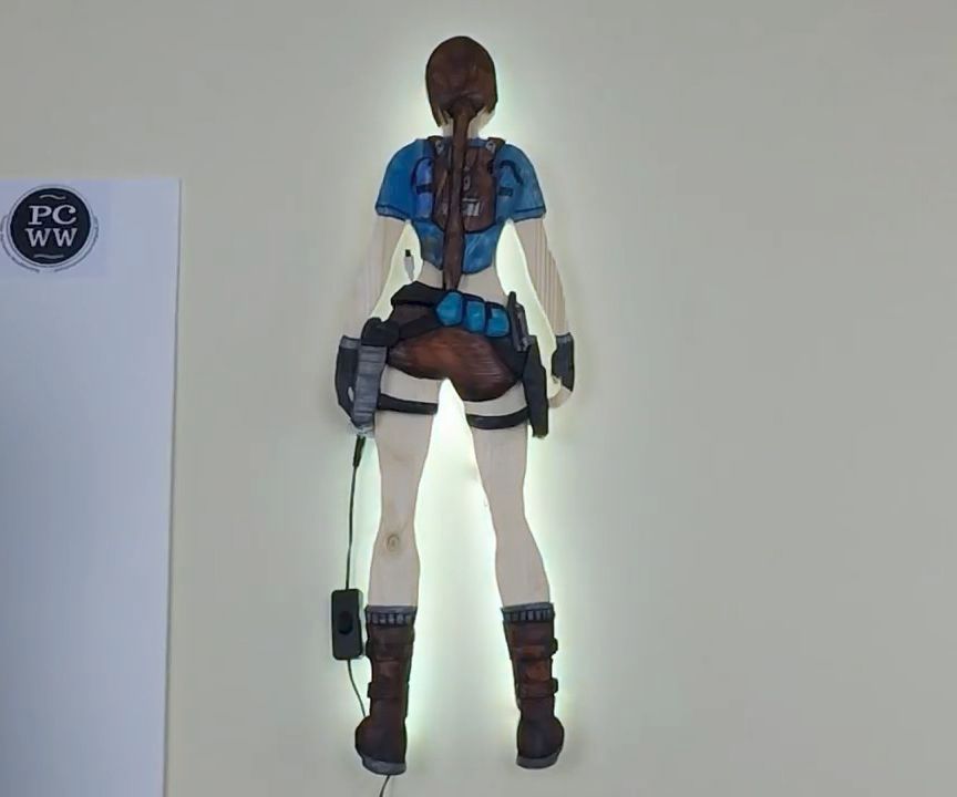 Lara Croft (tomb Raider) Inspired Wall Art