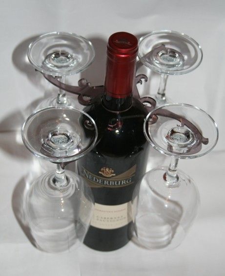 Make a Decorative Wine Glass Holder