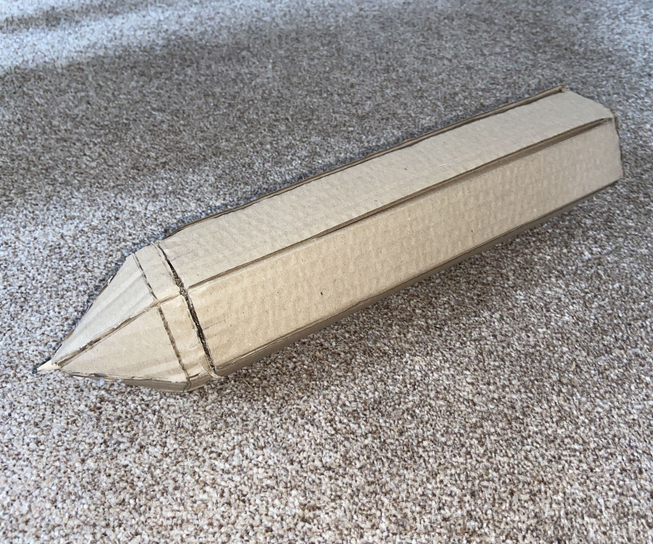 Super Sized Cardboard Pencil : 3 Steps - Instructables