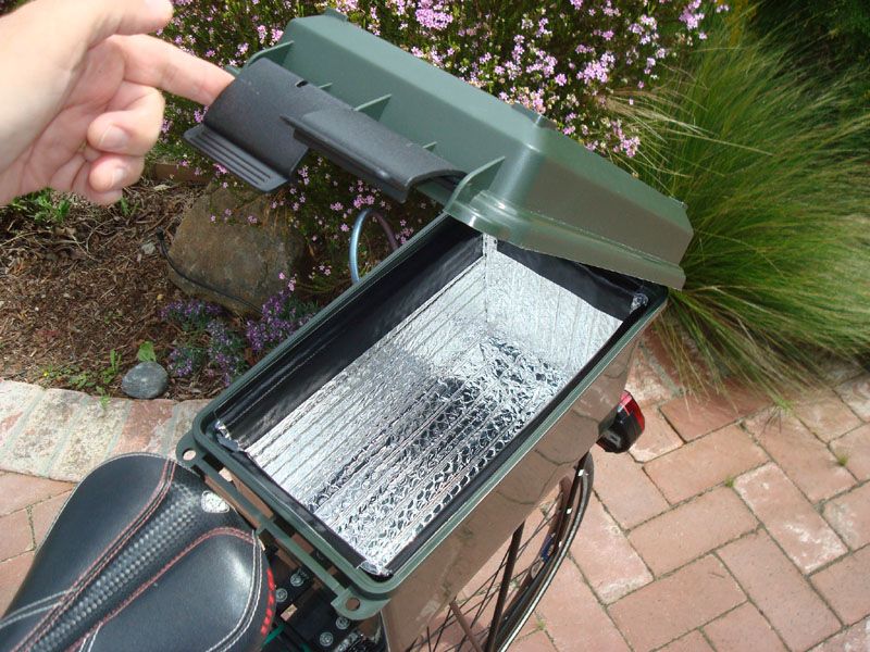 Insulated Illuminated Bike Trunk