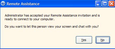 Opening Remote Assistance