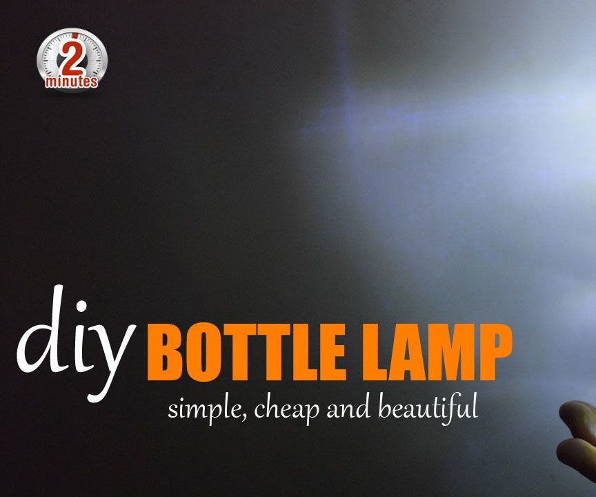 How to Make Bottle Lamp - Best Out of Waste Whisky Glass Bottle Lamp 