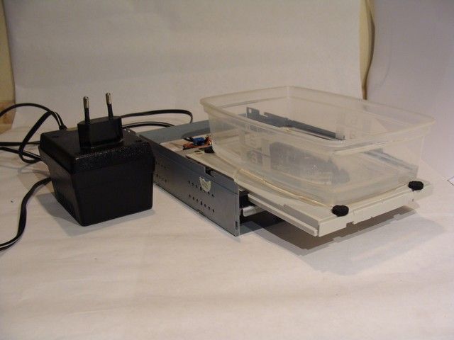 PCB agitator from an old CD ROM