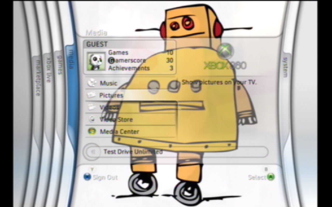 How to put a custom Image on your xbox 360 dashboard.(Pre fall 08 update)