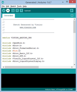 Generate, Compile, and Upload the Arduino Code