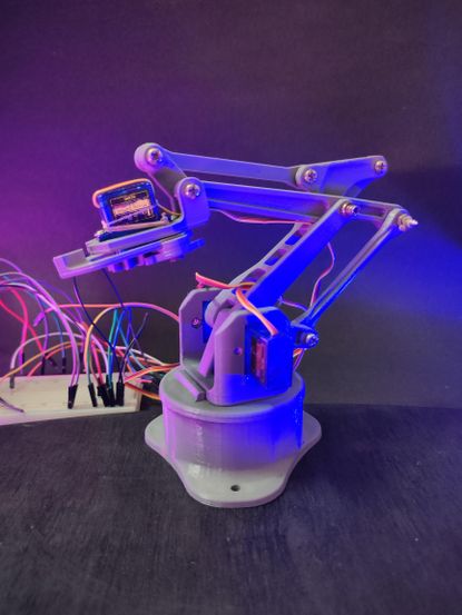 Arm-Bot: 3D Printed 4-DOF Robotic Arm : 7 Steps (with Pictures ...