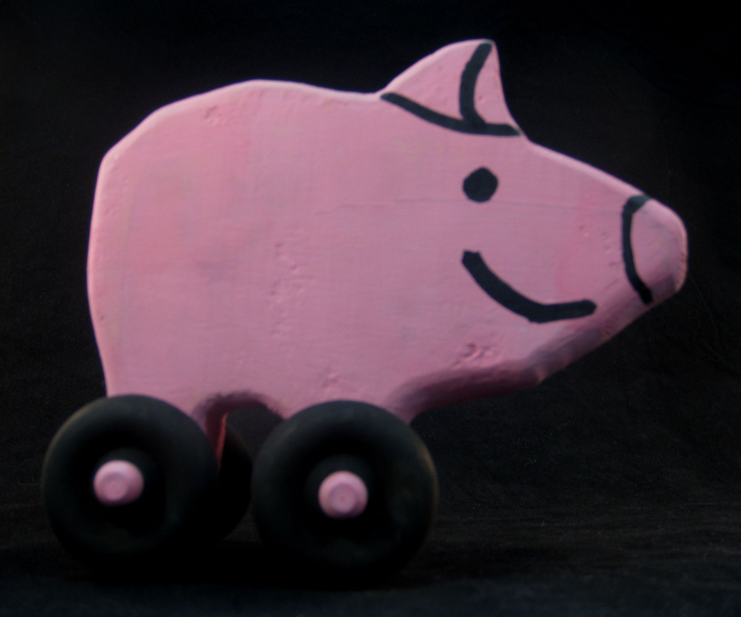 How to Make a Wood Pig by Phi Phi