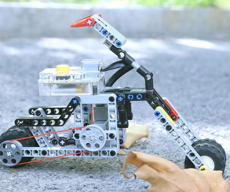 Robotic Project for Kids | How to Build LEGO®-compatible Motorcycle