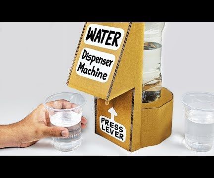 How to Make WATER Dispenser Machine From Cardboard DIY