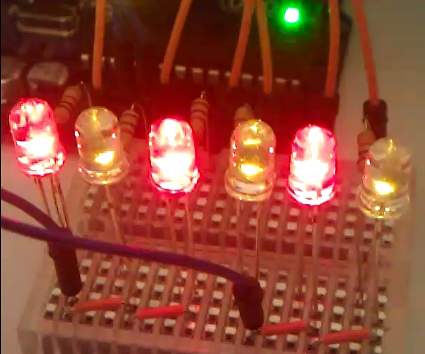Mini Arduino LED Christmas Lights
