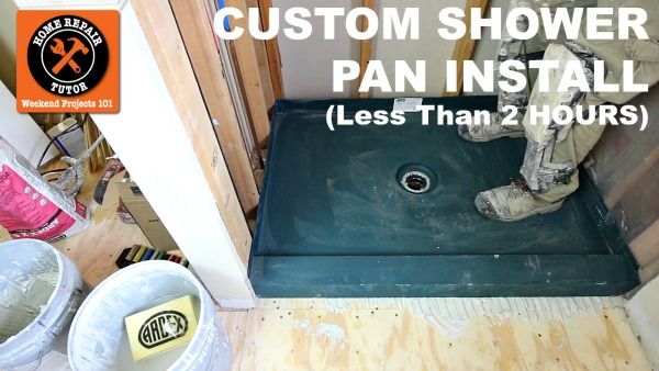 How to Install Custom Shower Pans in Less Than 2 Hours : 5 Steps (with ...