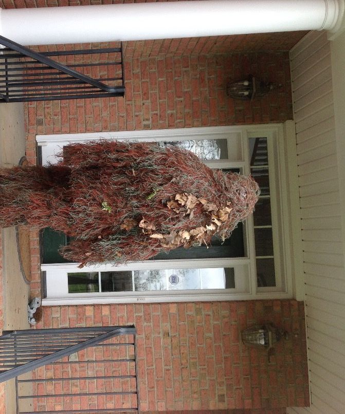 Ghillie Suit Ding Dong Ditch!