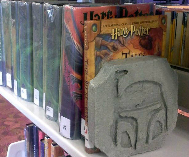 Boba Fett Bookend/Doorstop - ShapeCrete