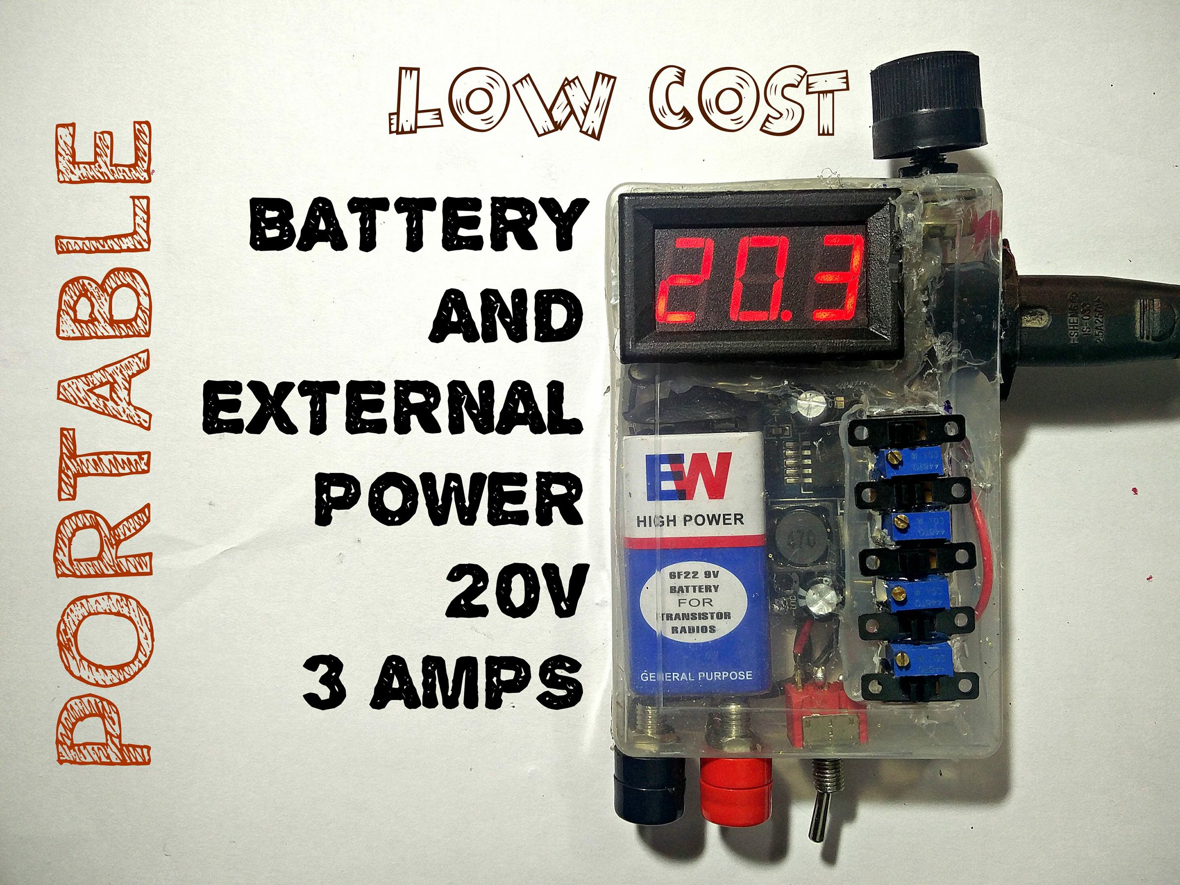 POCKETABLE 100W POWER SUPPLY-SMALLER THAN YOUR SMARTPHONE