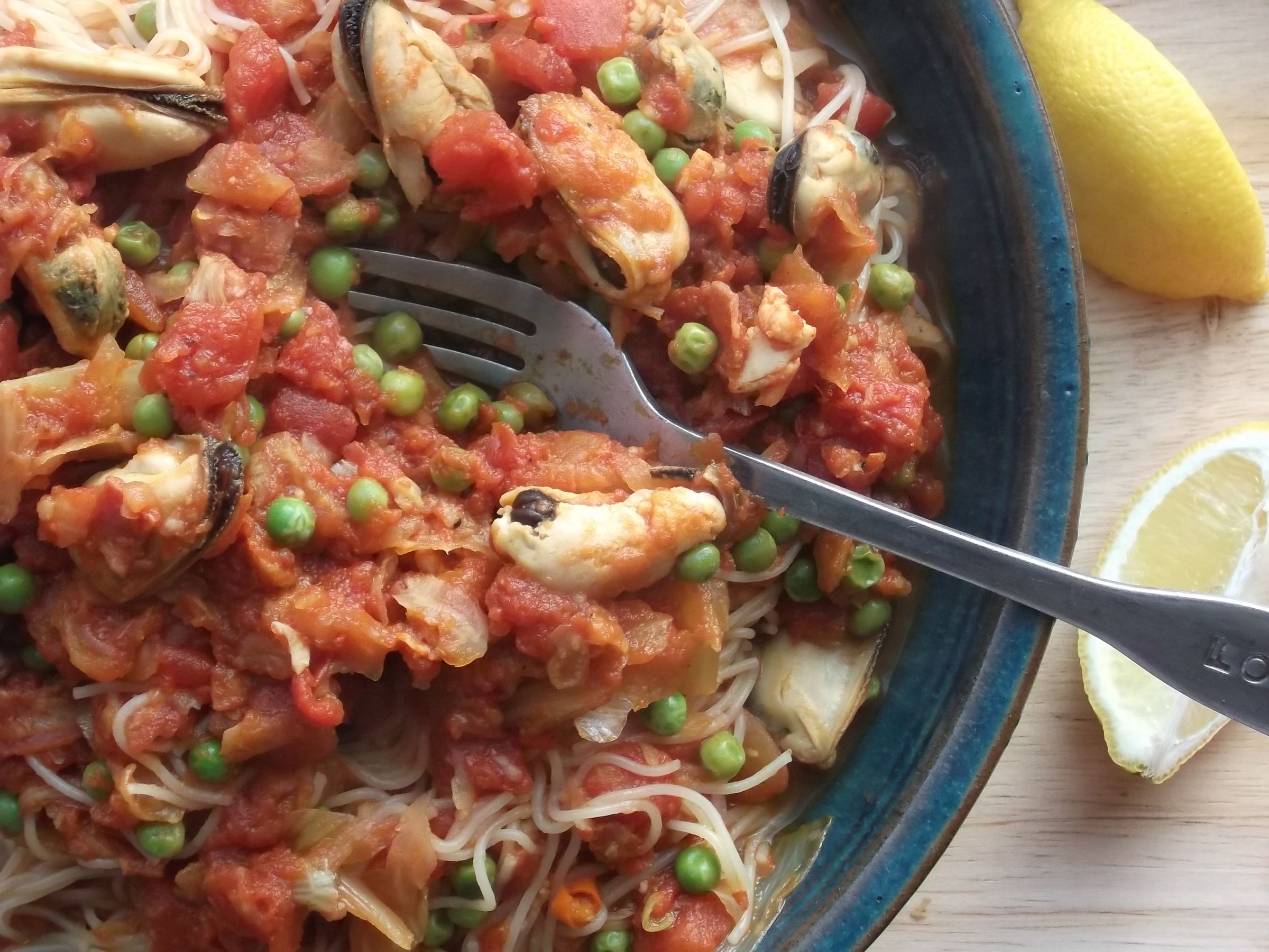 Capelli D'angelo (angel Hair Pasta) With Mussels, Fennel & Chorizo 6