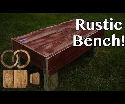 Make a Rustic Pallet Wood Bench