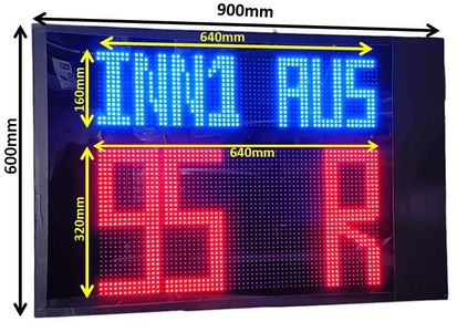 Dual Color DIY Scoreboard Using 6 Displays. Android App Controlled Scoreduino DMD Based DIY Digital Soccer and Cricket Scoreboard With 6 Displays