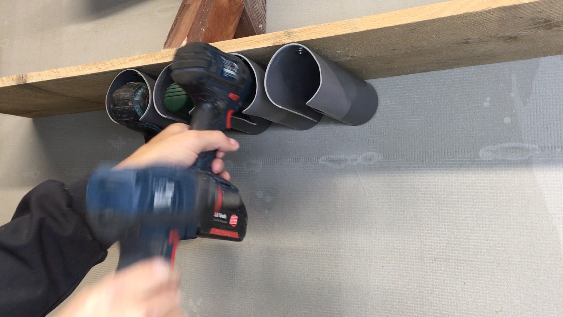 How to Make Cordless Driver Holder From PVC Pipe : 5 Steps (with ...