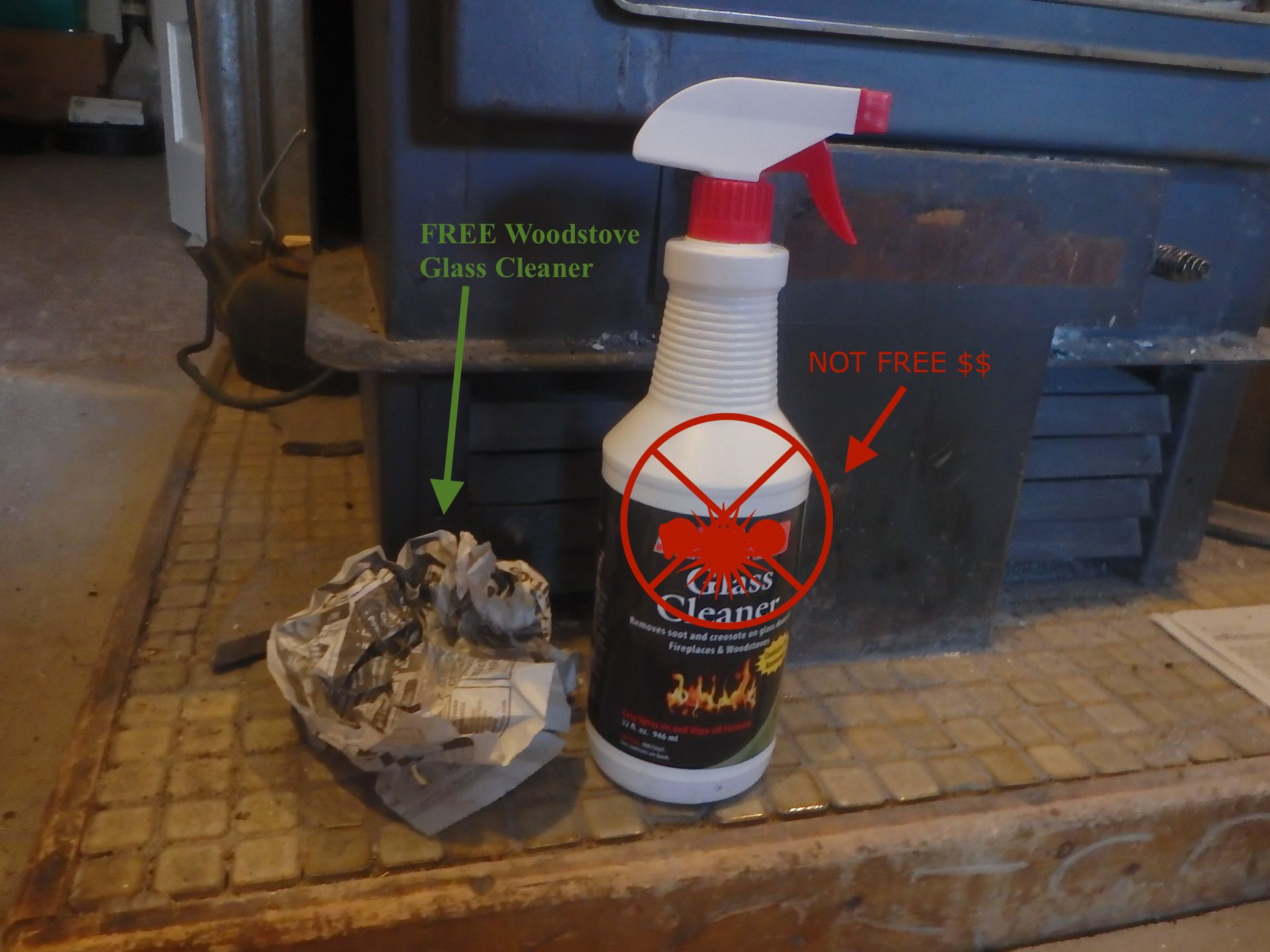 Fast FREE Effective Wood Stove Glass Cleaner 3 Steps Instructables