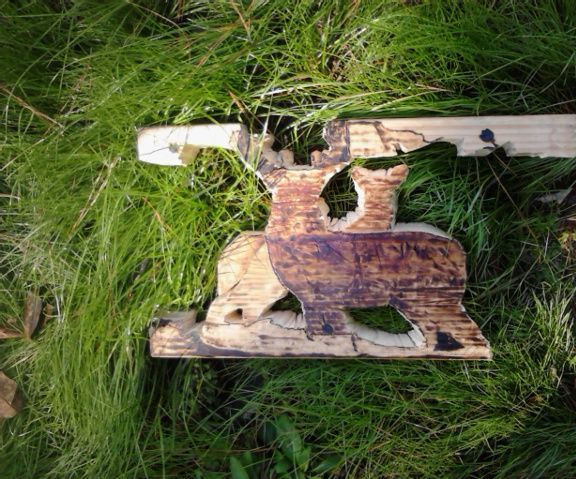 Deer on Wood