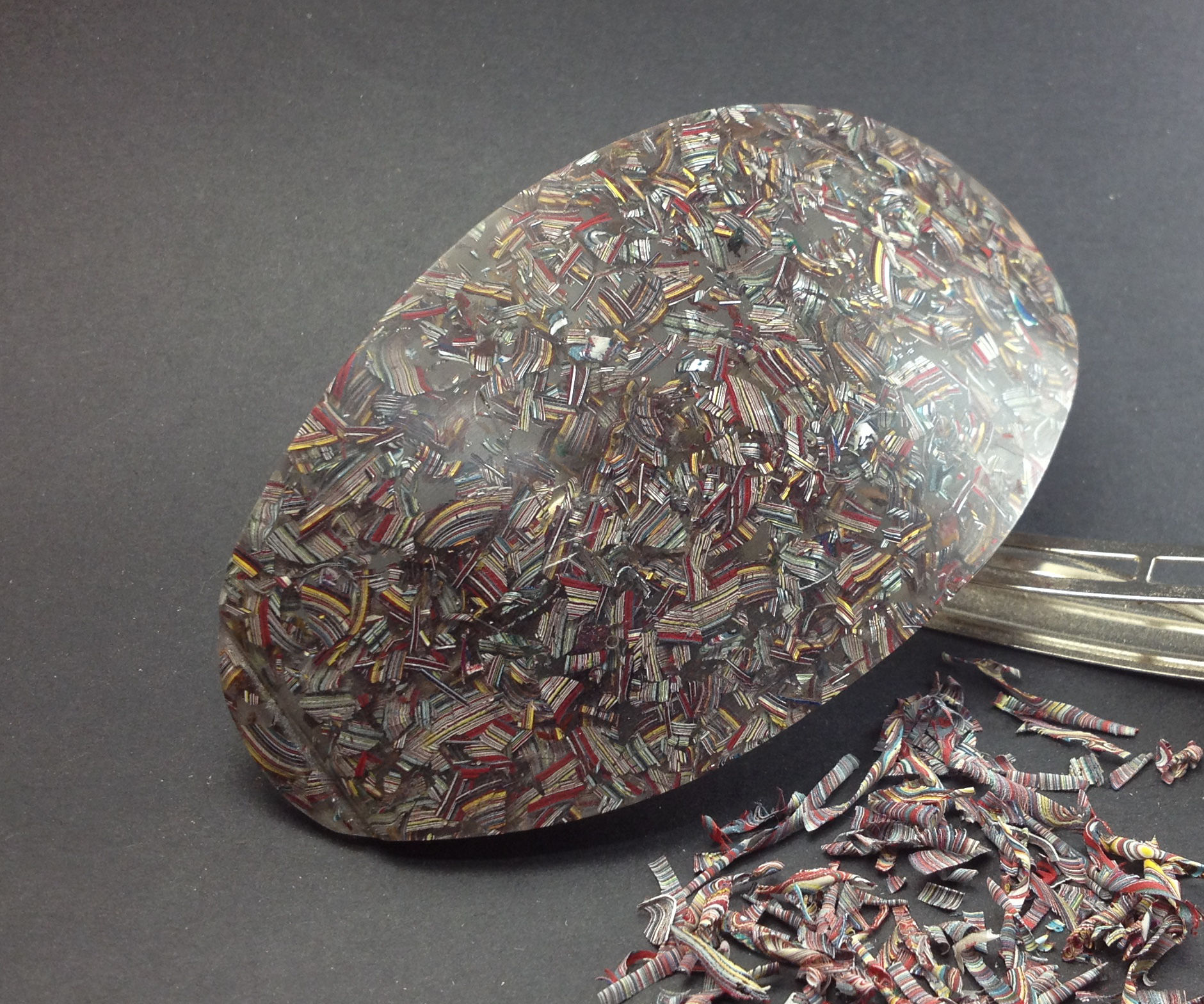 Paint Shavings Hair Clip