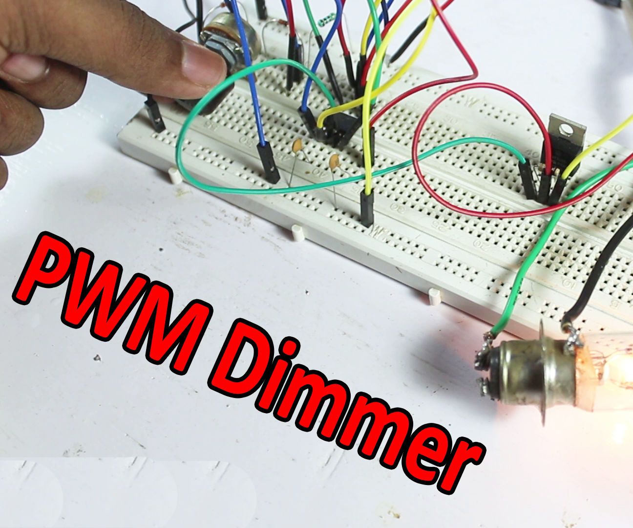 PWM DC Motor Speed & Light Control | DC Dimmer